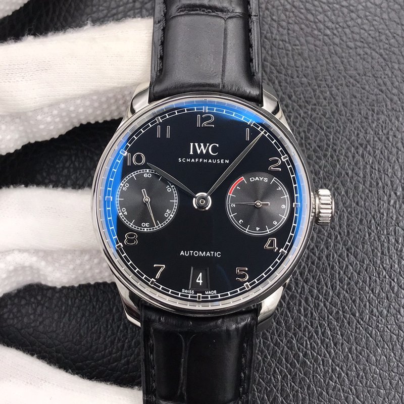 IWC 포르투기세 7 일 파워리저브 오토매틱 남성 시계 001-251701