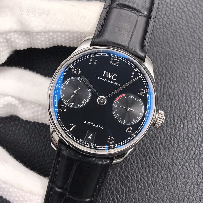 IWC 포르투기세 7 일 파워리저브 오토매틱 남성 시계 001-251701