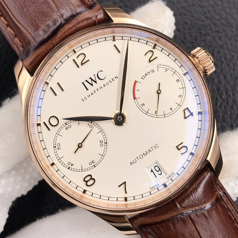 IWC 포르투기제 7 일 파워리저브 오토매틱 남성 시계 001-251702