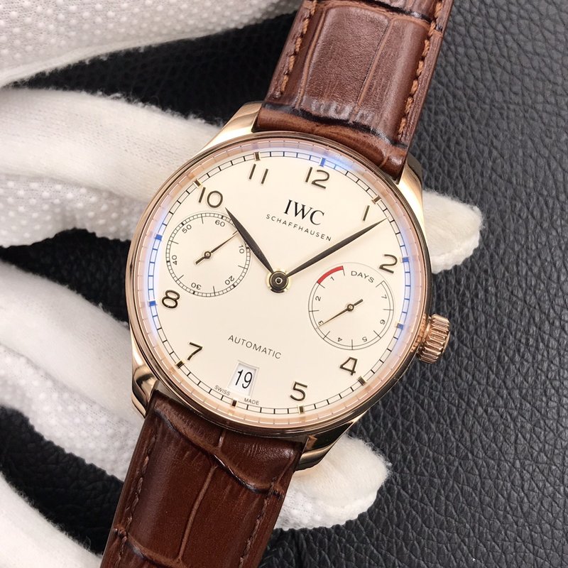 IWC 포르투기제 7 일 파워리저브 오토매틱 남성 시계 001-251702