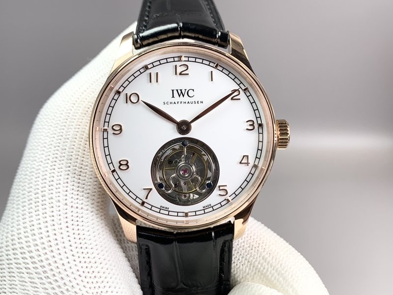 IWC 포르투기제 플라잉 투르비옹 수동 기계식 시계 001-251712