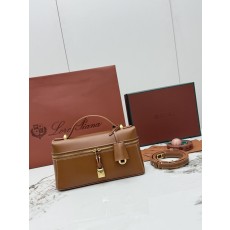 로로피아나 엑스트라 백 L23 평문 소가죽 핸드백 001-252119