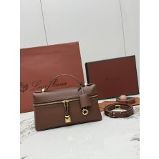 로로피아나 그레인 레더 핸드백 숄더백 001-252131