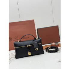 로로피아나 그레인 레더 핸드백 숄더백 001-252130