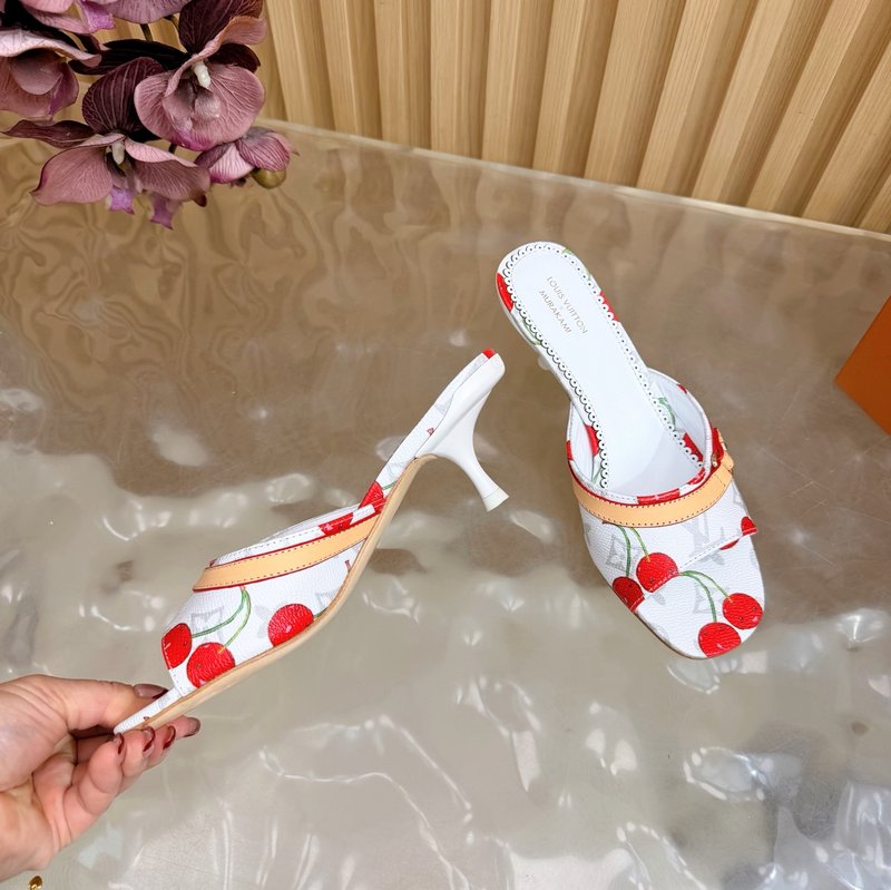 루이비통 모노그램 캣힐 슬리퍼 001-252295