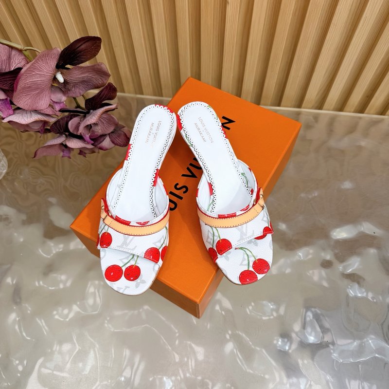 루이비통 모노그램 캣힐 슬리퍼 001-252295