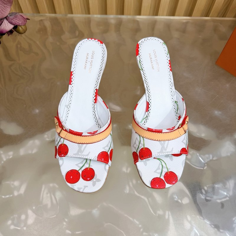 루이비통 모노그램 캣힐 슬리퍼 001-252295