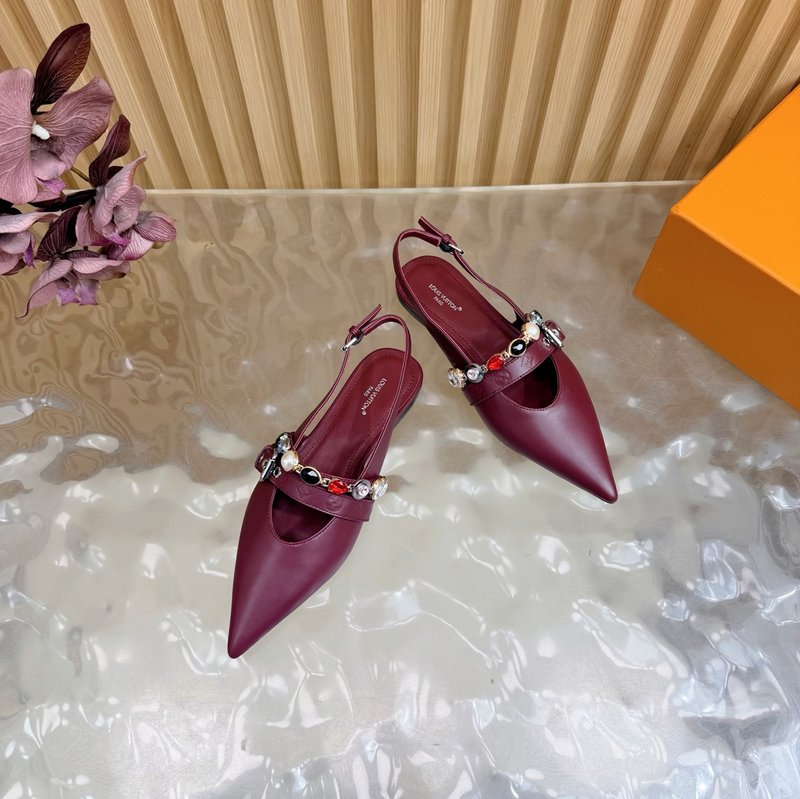 루이비통 바이브 체인 백스트랩 족구두 키틴힐 샌들 001-252359