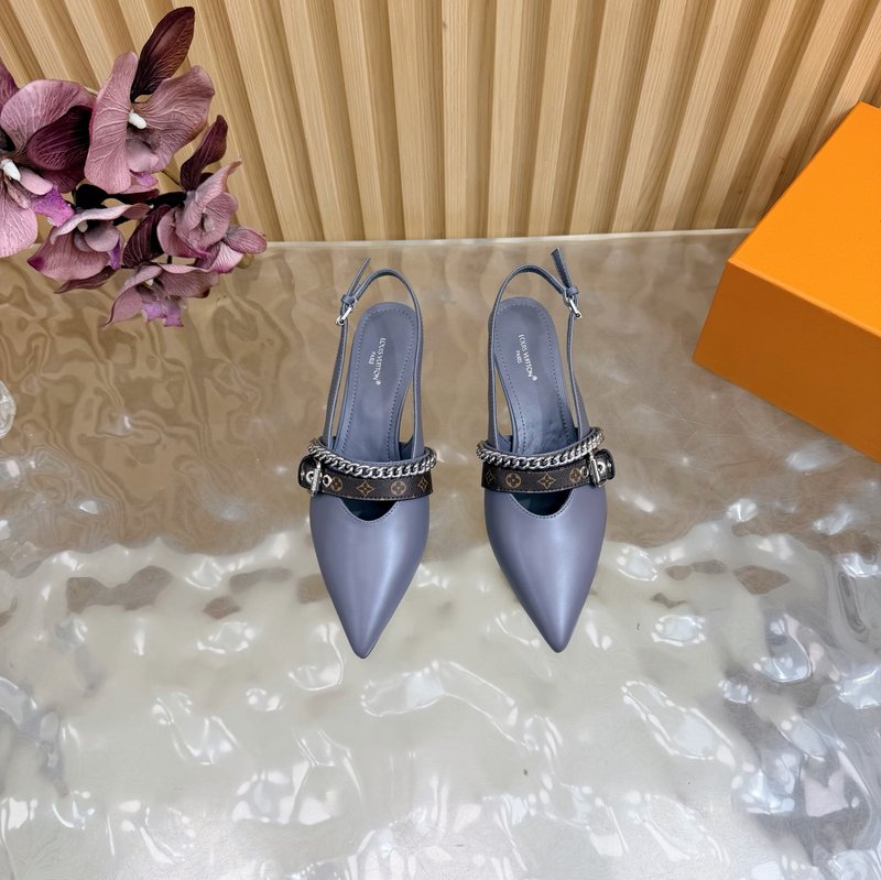 루이비통 바이브 체인 백스트랩 족구두 샌들 001-252372
