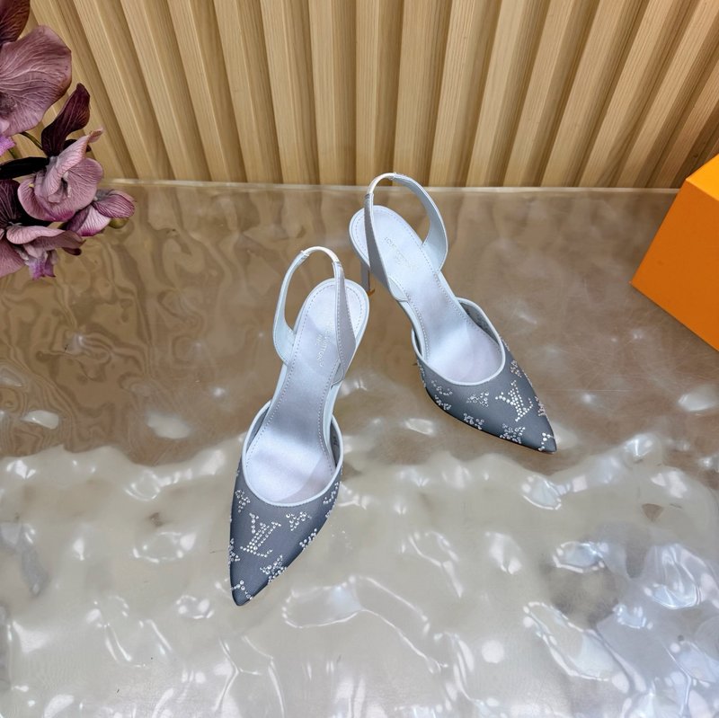 루이비통 메쉬 크리스털 뮬 샌들 001-252399