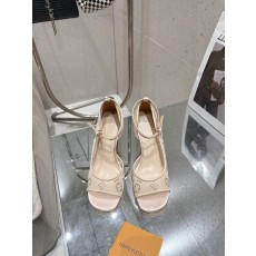 LV 메쉬 크리스탈 하이힐 샌들 001-252414