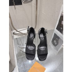 LV 메쉬 크리스탈 하이힐 샌들 001-252416