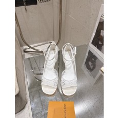 LV 메쉬 크리스탈 하이힐 샌들 001-252426