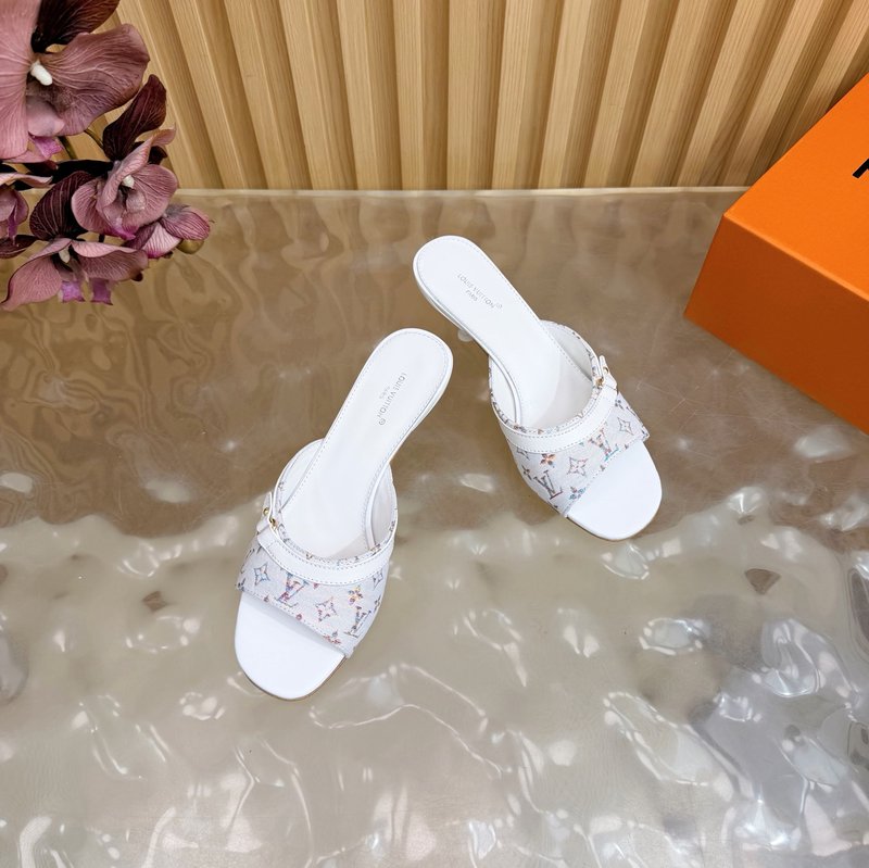 루이비통 모노그램 캔버스 힐 슬리퍼 001-252458
