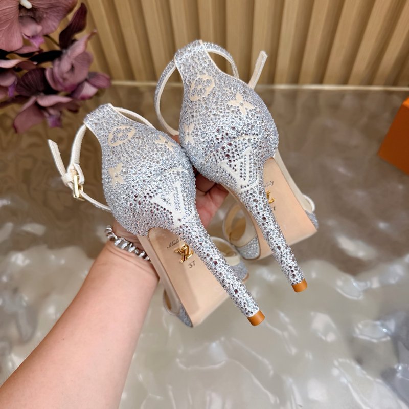 루이비통 메쉬 플랫폼 하이힐 샌들 001-252469