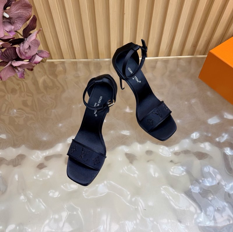 루이비통 메쉬 플랫폼 하이힐 샌들 001-252470