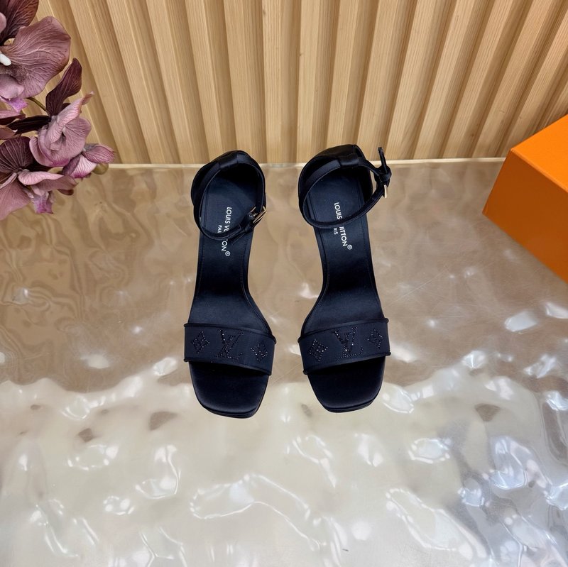루이비통 메쉬 플랫폼 하이힐 샌들 001-252470