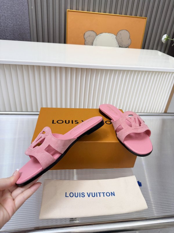LV 빈티지 스웨이드 샌들 001-252481
