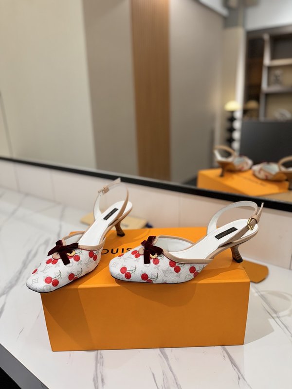 LV 모노그램 데님 스파이스 하이힐 샌들 001-252501