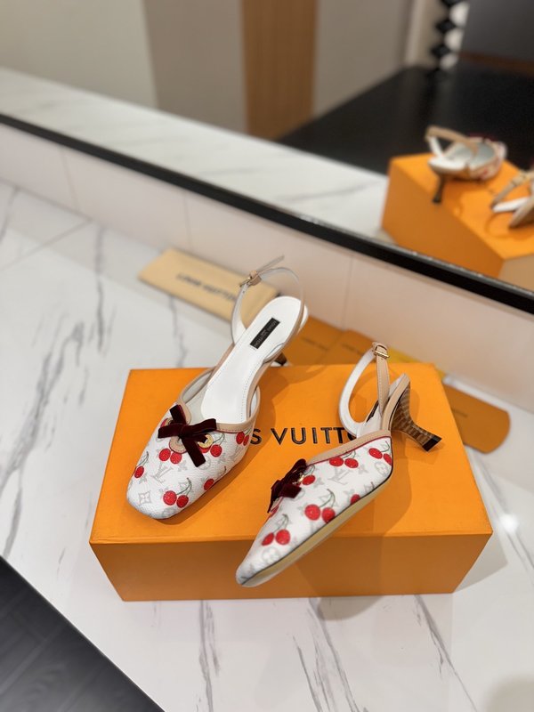 LV 모노그램 데님 스파이스 하이힐 샌들 001-252501
