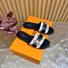 루이비통 여성 플랫 캣힐 슬리퍼 001-252514