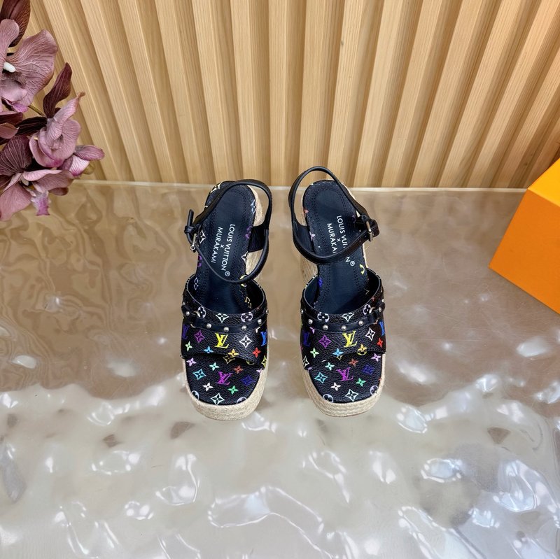 루이비통 에스파드리유 웨지 샌들 001-252523