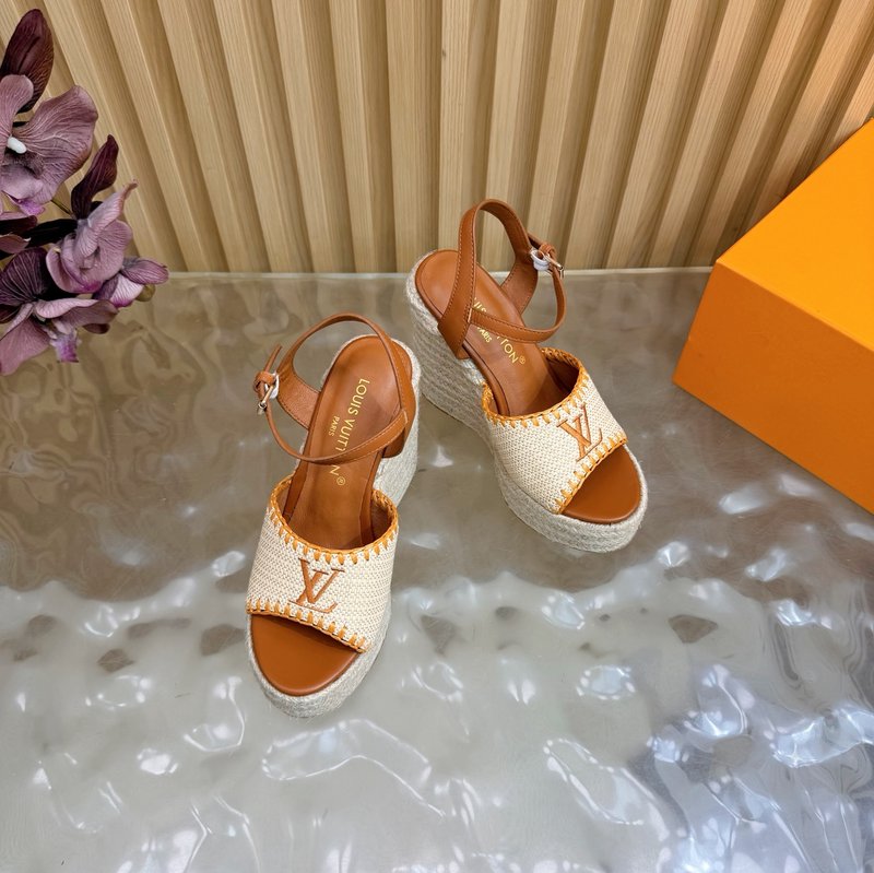 루이비통 에스파드리유 웨지 샌들 001-252526