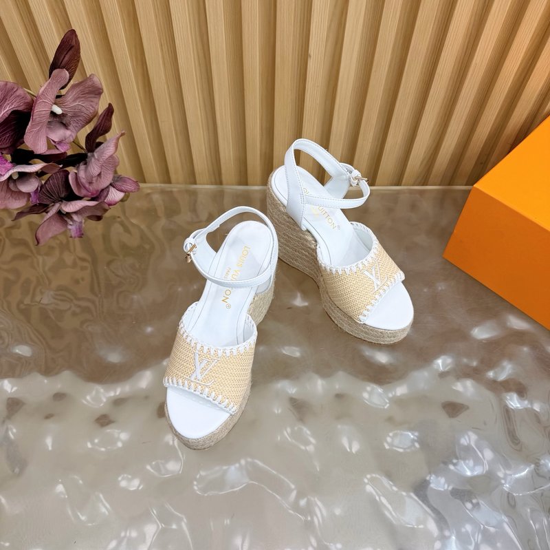 루이비통 에스파드리유 웨지 샌들 001-252527