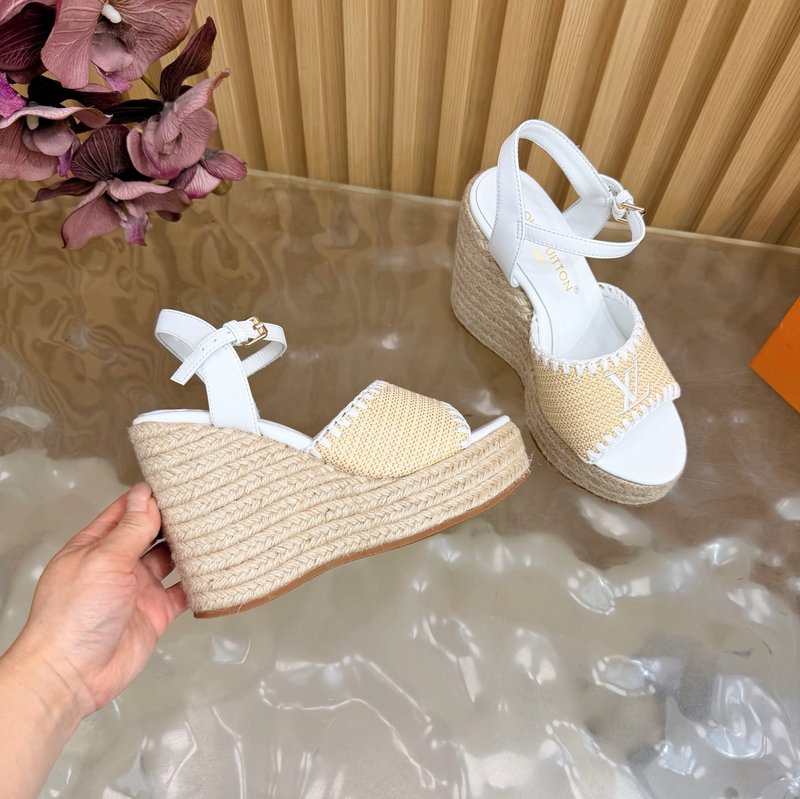 루이비통 에스파드리유 웨지 샌들 001-252527