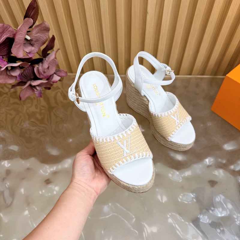 루이비통 에스파드리유 웨지 샌들 001-252527