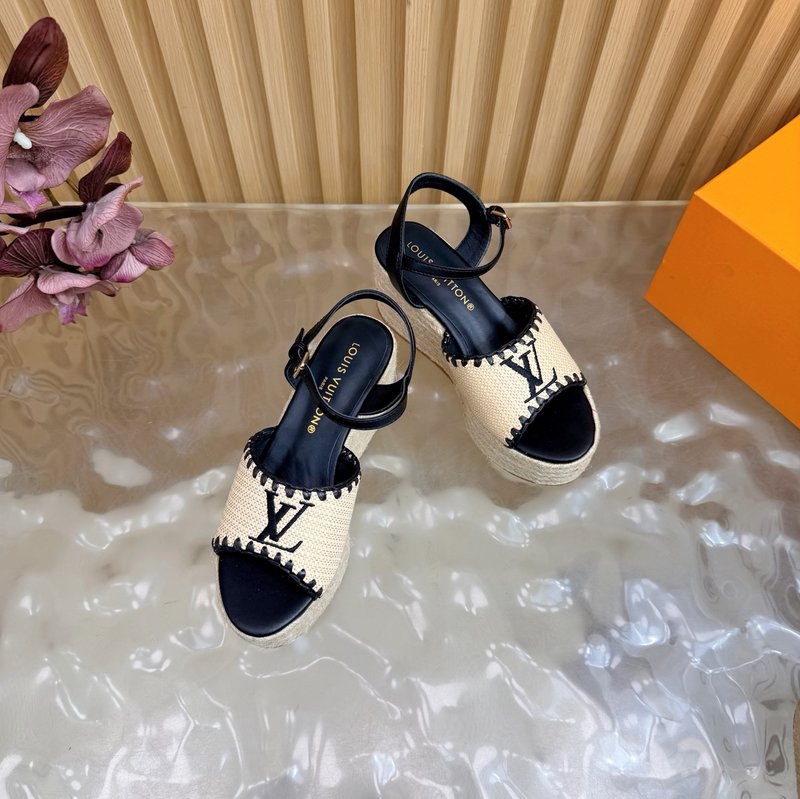 루이비통 에스파드리유 웨지 샌들 001-252532