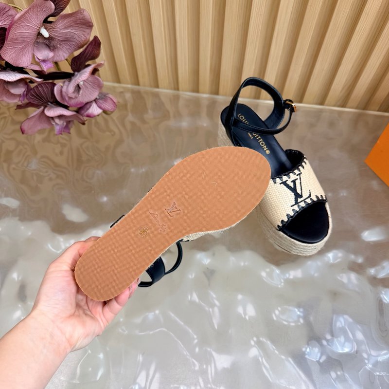 루이비통 에스파드리유 웨지 샌들 001-252532