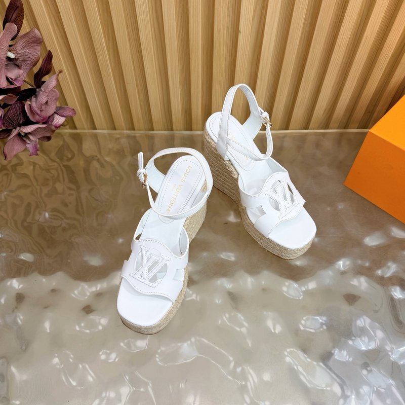 루이비통 에스파드리유 웨지 샌들 001-252541