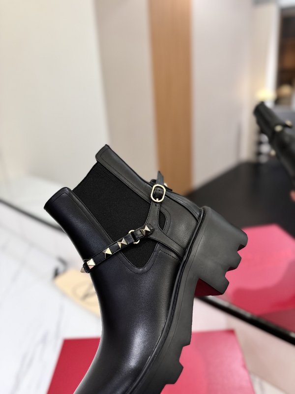 발렌티노 라운드 토 슬립온 첼시 부츠 001-252574