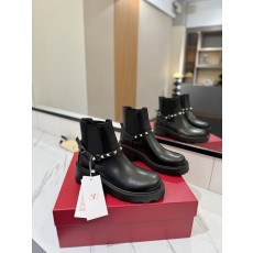 발렌티노 라운드 토 슬립온 첼시 부츠 001-252574