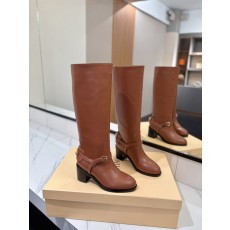발렌티노 빈티지 버클 라운드 토 니부츠 001-252580