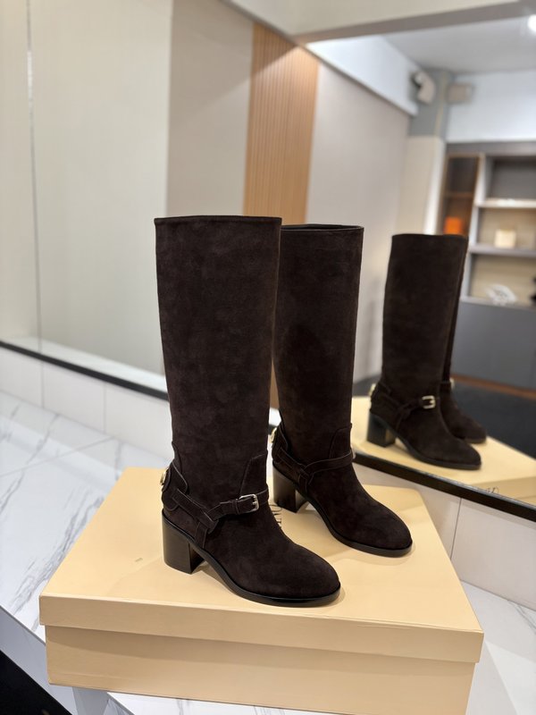 발렌티노 빈티지 버클 라운드 토니 부츠 001-252581