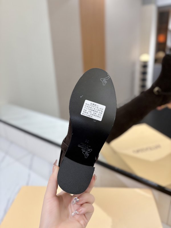 발렌티노 빈티지 버클 라운드 토니 부츠 001-252581