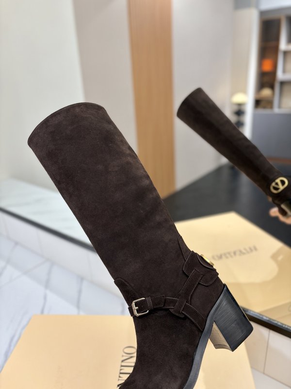 발렌티노 빈티지 버클 라운드 토니 부츠 001-252581