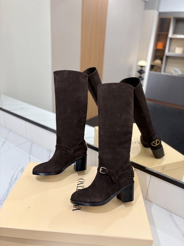 발렌티노 빈티지 버클 라운드 토니 부츠 001-252581