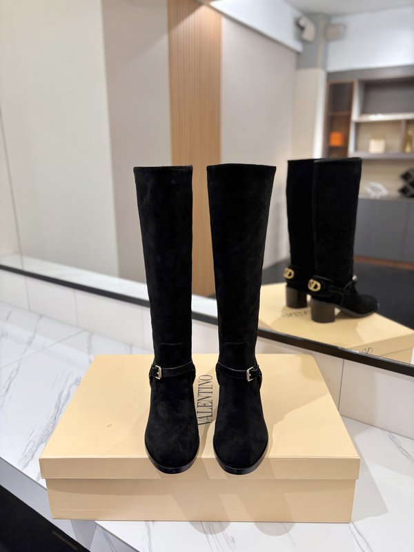 발렌티노 빈티지 버클 라운드 토니 부츠 001-252582