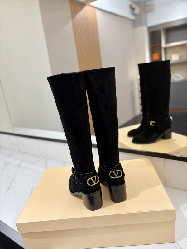 발렌티노 빈티지 버클 라운드 토니 부츠 001-252582