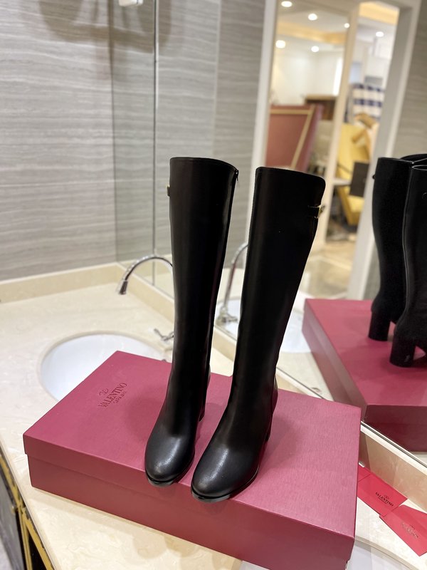 발렌티노 빈티지 V 로고 하이 부츠 001-252601