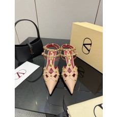 발렌티노 가죽밑창 하이힐 샌들 001-252602