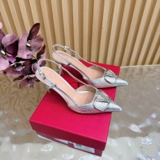발렌티노 스트라이프 위빙 하이힐 샌들 001-252613