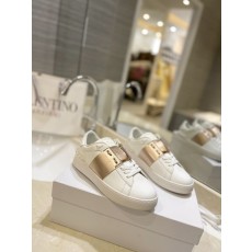 발렌티노 실크 가죽 컬러블럭 커플 스니커즈 001-252665