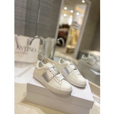 발렌티노 실크 가죽 컬러블럭 커플 스니커즈 001-252666