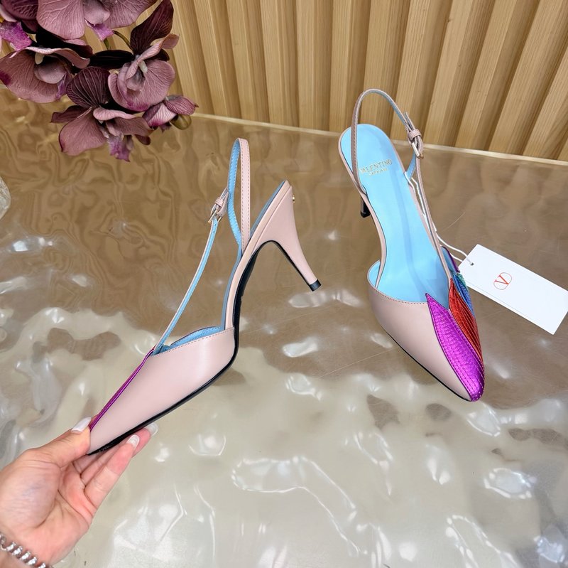 발렌티노 피쉬스케일 다이아몬드 힐 샌들 001-252699