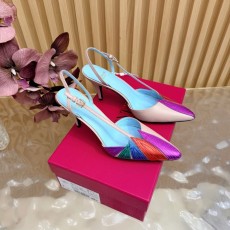 발렌티노 피쉬스케일 다이아몬드 힐 샌들 001-252699