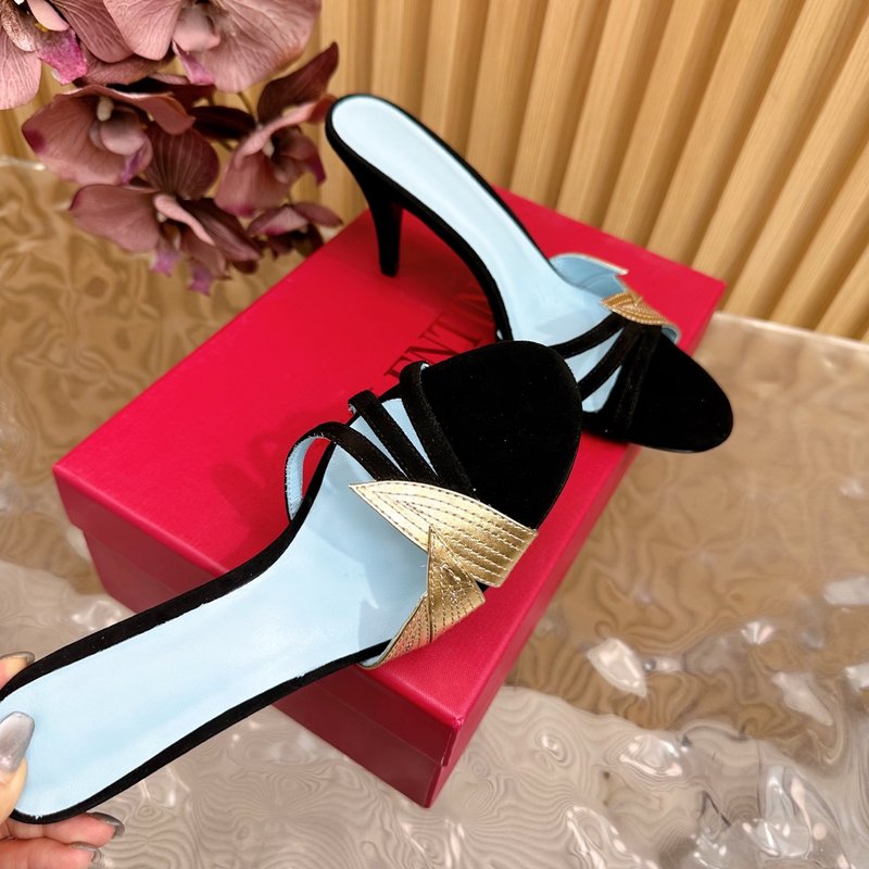 발렌티노 피쉬스케일 다이아몬드 힐 샌들 001-252706